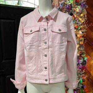Women's Pink Denim Jacket